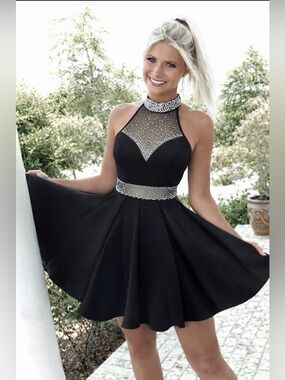 B Darlin | Dresses | Black Sequin Dress Offtheshoulder | Poshmark